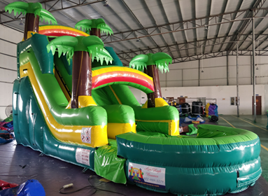 22 ft Tropical Storm slide with pool 22 ft Tropical Storm slide with pool