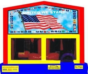 Themed United We Stand America 6in1 Combo WITH SECRET TUNNEL