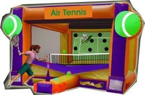 Air Tennis with tennis racket, light balls and blower