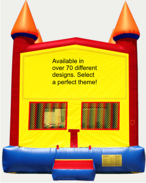 Castle Themed 13x13 Select from 100 available themes for the front of your inflatable! New low Price!