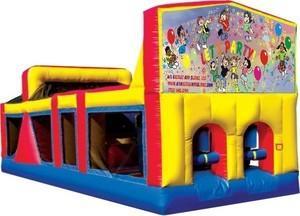 Themed Lets Party Obstacle Course 33