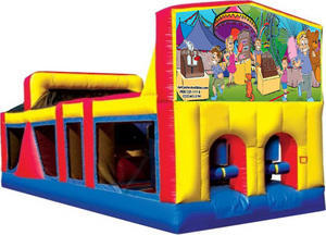 Themed Carnival Party Obstacle Course 33