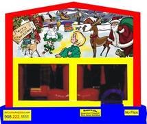 Themed Christmas 6in1 Inflatable Combo WITH SECRET TUNNEL