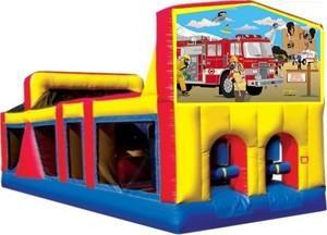 Themed Fire Truck Rescue Obstacle Course 33
