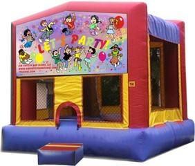 Themed Lets Party Jump13x13