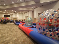 Zorb Balls with 75 Ft X Track
