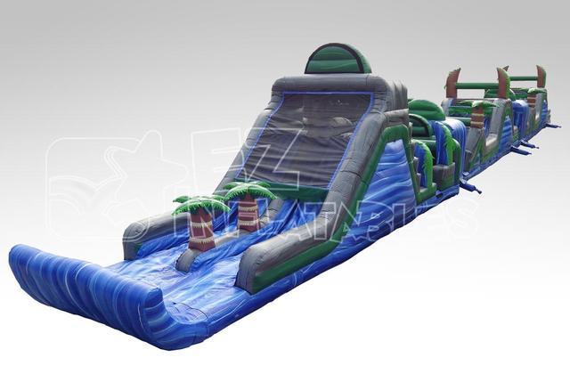 Blue Lagoon Tropical Obstacle Course (135 Ft Long) Blue Lagoon Tropical Obstacle Course (135 Ft Long)
