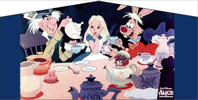 Alice In Wonderland Panel