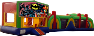 Batman Cartoon- 53' Obstacle Bouncer Combo
