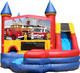 Fire Station- 4n1 Curvy Slide Combo