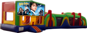 Harry Potter- 53' Obstacle Bouncer Combo