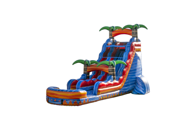 20ft Tropical Inferno Water Slide (Single Lane)--- BRAND NEW ARRIVAL 2023!!