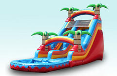 16ft Tropical Red Waterslide Single Lane 16ft Tropical Red Waterslide Single Lane