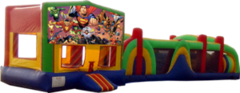 Avengers Cartoon- 53ft Obstacle Bouncer Combo Avengers Cartoon- 53ft Obstacle Bouncer Combo