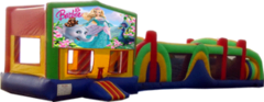 Barbie- 53' Obstacle Bouncer Combo Barbie- 53' Obstacle Bouncer Combo