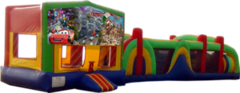 Cars 2- 53' Obstacle Bouncer Combo Cars 2- 53' Obstacle Bouncer Combo