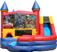 Cars 2- 4n1 Curvy Slide Combo Cars 2- 4n1 Curvy Slide Combo