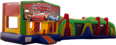 Cars 1- 53' Obstacle Bouncer Combo Cars 1- 53' Obstacle Bouncer Combo