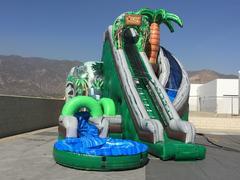 25ft Coconut Falls Water Slide Single Lane REG 25ft Coconut Falls Water Slide Single Lane REG