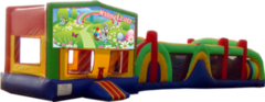 Easter- 53' Obstacle Bouncer Combo Easter- 53' Obstacle Bouncer Combo