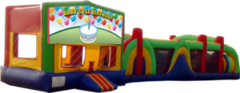 Babys First Birthday- 53' Obstacle Bouncer Combo Babys First Birthday- 53' Obstacle Bouncer Combo