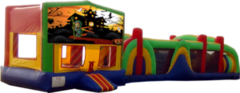 Halloween- 53' Obstacle Bouncer Combo Halloween- 53' Obstacle Bouncer Combo