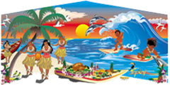 Island Luau Panel Island Luau Panel