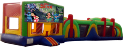 Lilo and Stitch- 53' Obstacle Bouncer Combo Lilo and Stitch- 53' Obstacle Bouncer Combo