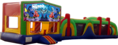 Finding Nemo- 53' Obstacle Bouncer Combo Finding Nemo- 53' Obstacle Bouncer Combo