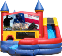 Patriotic- 4n1 Curvy Slide Combo Patriotic- 4n1 Curvy Slide Combo
