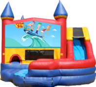 Phineas and Ferb- 4n1 Curvy Slide Combo Phineas and Ferb- 4n1 Curvy Slide Combo