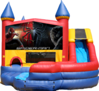 Spiderman- 4n1 Curvy Slide Combo Spiderman- 4n1 Curvy Slide Combo