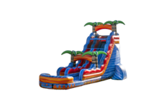20ft Tropical Inferno Water Slide (Single Lane)--- BRAND NEW ARRIVAL 2023!!