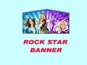 Rock Star Girl Banner