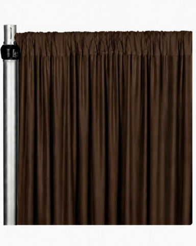 Spandex Backdrop Curtain - Chocolate Spandex Backdrop Curtain - Chocolate