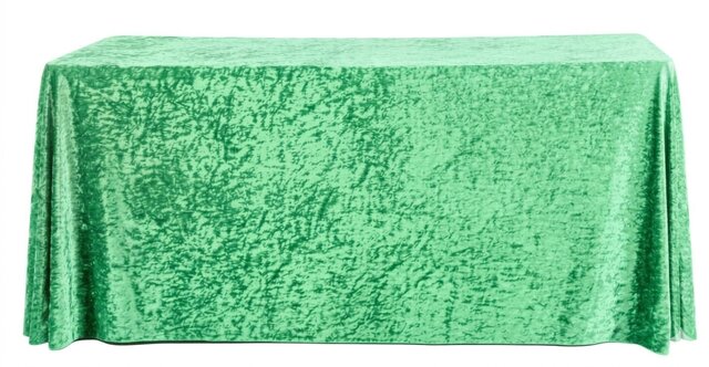 Velvet 90in x 132in Rectangular Tablecloth - Mint Green Velvet 90in x 132in Rectangular Tablecloth - Mint Green