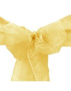 Gold Organza Sash Gold Organza Sash