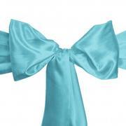 Turquoise Satin Sash Turquoise Satin Sash