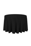 108 Inch Black Polyester Round 108 Inch Black Polyester Round