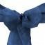 Navy chair sashes organza Navy chair sashes organza