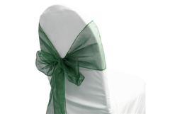 Hunter Green Organza Sash Hunter Green Organza Sash