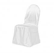 White Satin Banquet Chair Covers, Not pressed White Satin Banquet Chair Covers, Not pressed