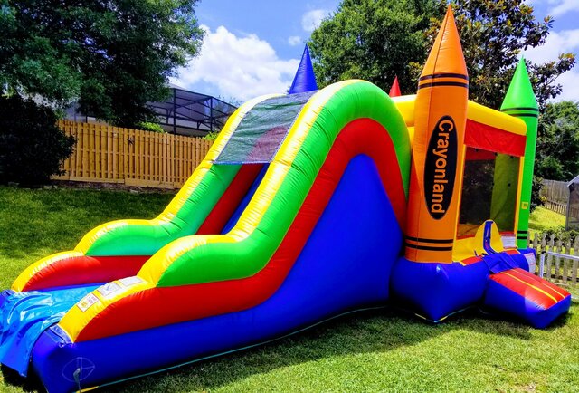 Crayonland Crayola (Bounce House & Slide Combo) Crayonland Crayola (Bounce House & Slide Combo)