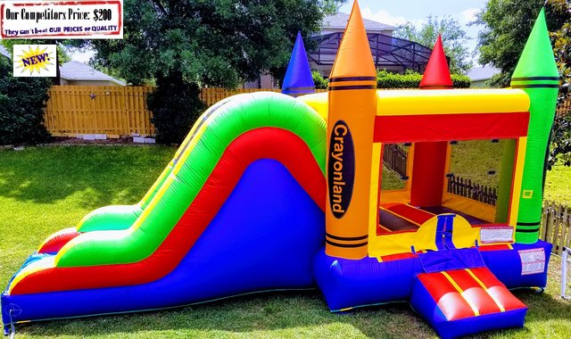 Crayonland Crayola (Bounce House & Slide Combo) Crayonland Crayola (Bounce House & Slide Combo)