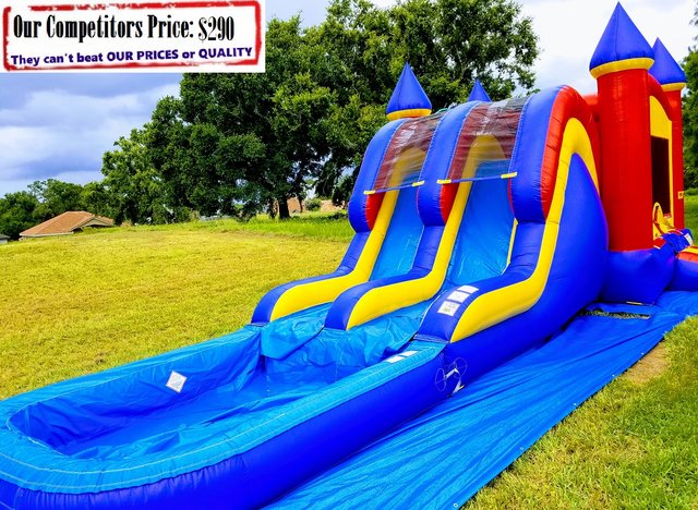 Double Dip (Dual Water Slide Combo with Pool) Double Dip (Dual Water Slide Combo with Pool)