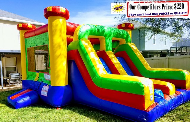 Medieval (Bounce House & Dual Slide Combo) Medieval (Bounce House & Dual Slide Combo)