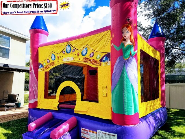 Princess Castle (Bounce House & Basketball Hoop Combo) Princess Castle (Bounce House & Basketball Hoop Combo)