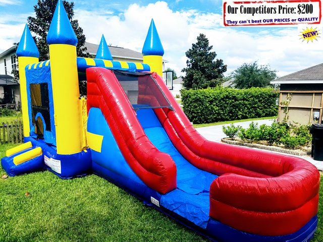 XL Castle (Bounce House Slide & Basketball Hoop Combo) XL Castle (Bounce House Slide & Basketball Hoop Combo)