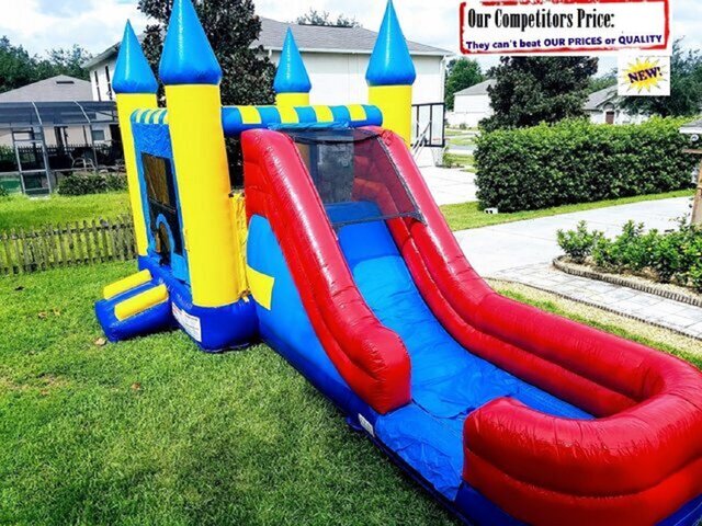 XL Castle (Water Slide Combo with Pool & Basketball Hoop) XL Castle (Water Slide Combo with Pool & Basketball Hoop)