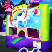 Unicorn Themed Bounce House 